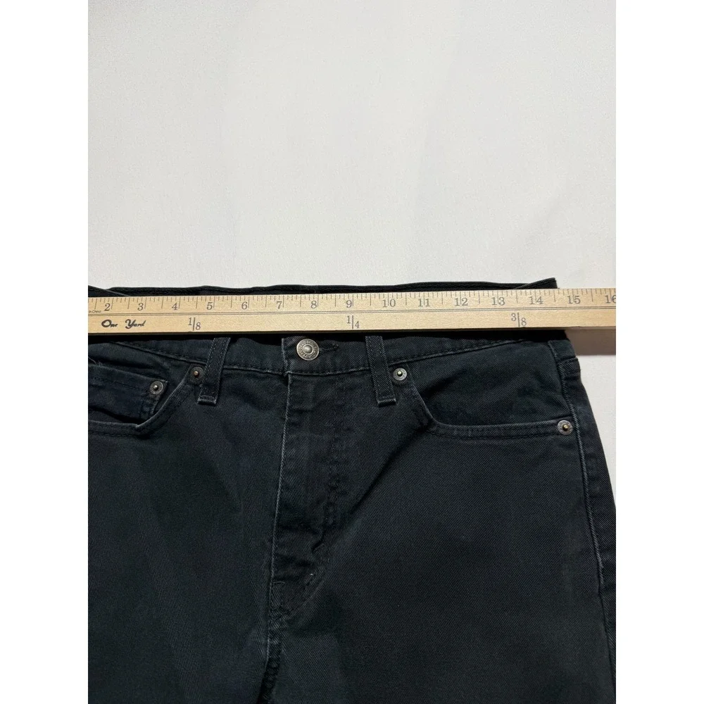 Levi's‎ 510 Jeans Mens 30x32 Black Dark Wash Denim Cotton Mid Rise Skinny Leg